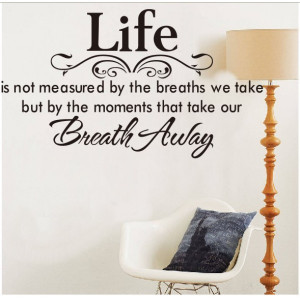 ... *70cm Life Flower Quote/Car Stickers Vinyl Wall Art Decals/Home Decor