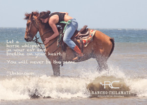 Cowgirl Quote | Rancho Chilamate