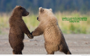 Best friends image with animals and quote