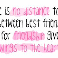Friendship Quotes Even Distance ~ Friend Quotes Distance on Pinterest