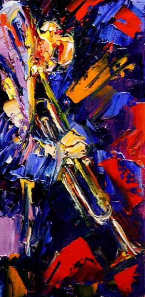 Abstract Jazz Art Painting