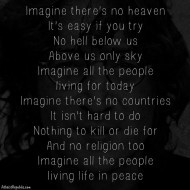 John Lennon: Imagine there's no religion