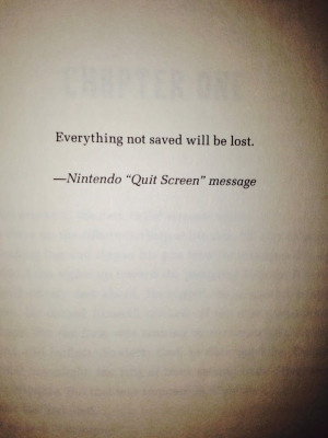 Everything not saved will be lost, nintendo quit screen message