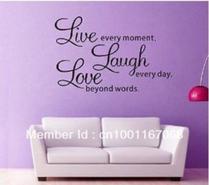 Love The Air Quotes Wall Decal
