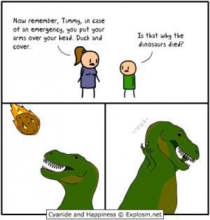 Why the dinosaurs died funny meme