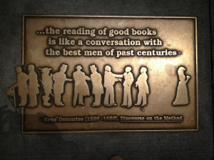 The reading of good books Image