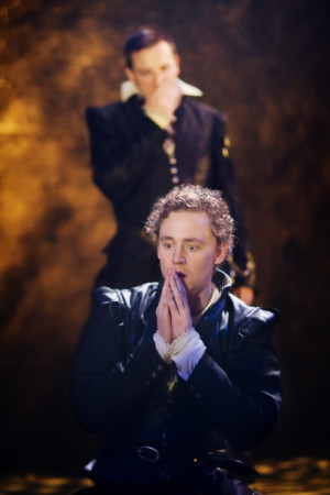 Tom Hiddleston as Cassio, and Ewan McGregor as Iago in a production of ...