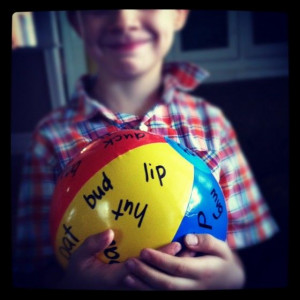 early literacy activity: Words Ball, Sight Ball, Plays Sight, Literacy ...