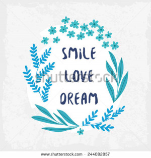Cute quote background Stock Photos, Illustrations, and Vector Art