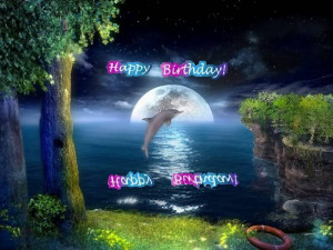 dolphin Happy Birthday Image