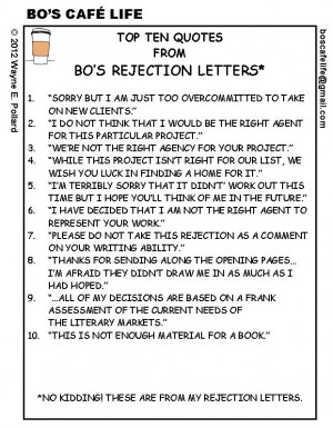 Top Ten Rejection Letter Quotes