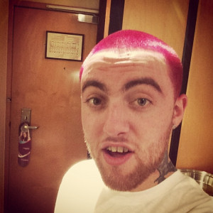Mac Miller Dyes His Hair HOT PINK