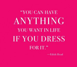 How To Dress For Success... Edith Head