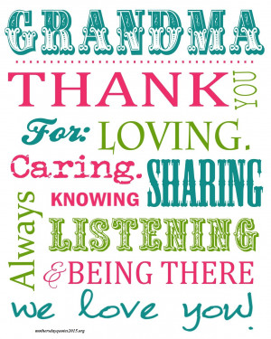 Mother”s Day Saying For Grandma