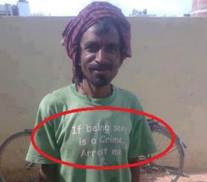 Funny Uncle With Funny T- Shirt