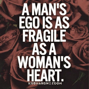 man's ego