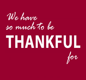 What We’re Thankful for This Week