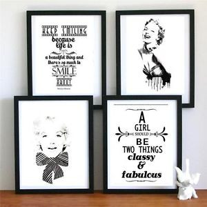 chanel-Marilyn-Monroe-Pop-Art-Modern-quote-Print-Poster-wall-decor ...