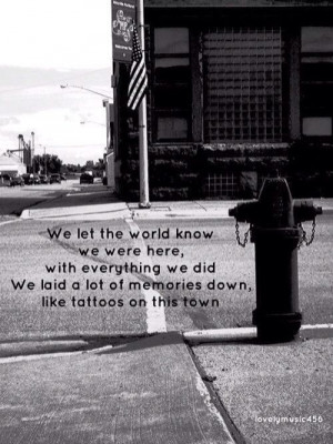 Tattoos on this town - Jason Aldean