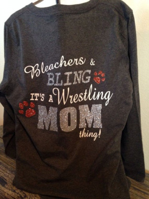 Wrestling Mom Tshirt by TripleMEmbroidery on Etsy, $30.00