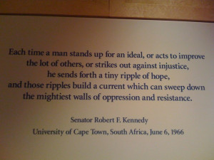 From a wall in the John F. Kennedy Museum: