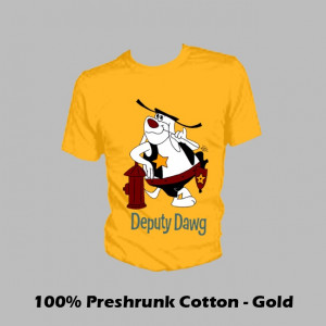 Deputy Dawg Hydrant Cartoon Shirt