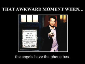 That awkward moment when… the angels have the phone box. #Doctor Who ...