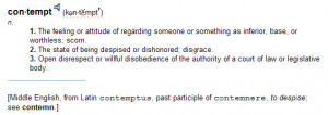 ... Results for: Contempt Definition Meaning What Is Contempt In The