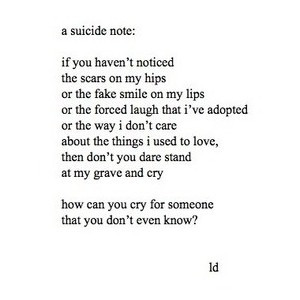 gif quote Black and White depressed sad follow alone Teen crying new ...