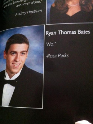 funny graduation quote no rosa parks