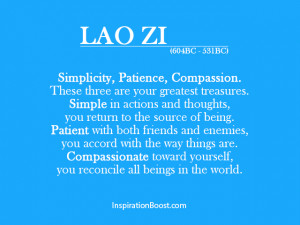 Lao Zi Famous Quote of Life