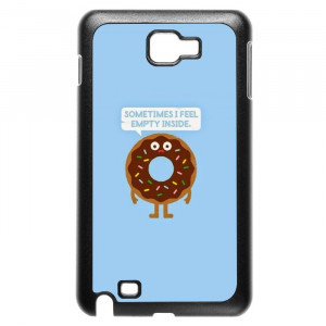 Funny Donut Hungry Quotes Galaxy Note Case