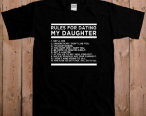my daughter shirt gift for dad funny fathers day over protective dad ...