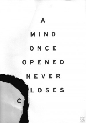 be open minded