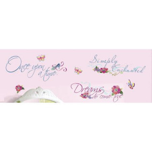 Room Mates Licensed Designs Princess Quotes Wall Decal
