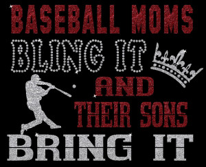 Baseball Mom Shirt Sayings T-shirt - thumbnail
