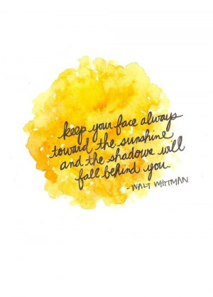 Cute way to write out a favorite quote — glob of watercolor behind ...