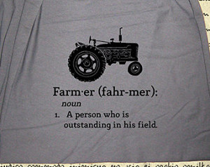 ... Definition of Farmer Quote - Red or Gray Farm - Tractor Gift Friendly