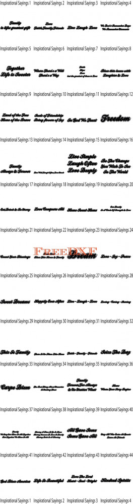 inspirational sayings this inspirational quotes dxf file download ...