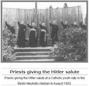 more priests salute hitler hitler invites the papal nuncio orsenigo