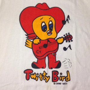 Vintage 1980's Conway Twitty Tweety Bird Loony Tunes t-shirt