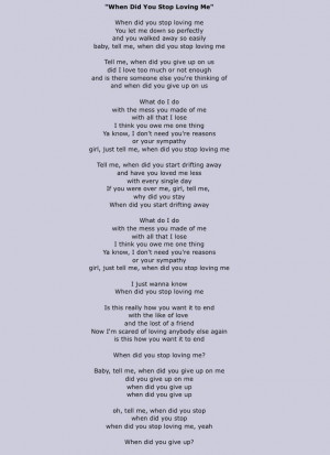 When did you stop loving me-Hunter Hayes This song breaks my heart and ...