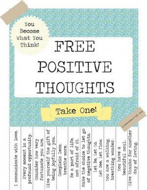 Happy Thoughts, Thinking Positive, Free Positive, Schools, Quotes ...