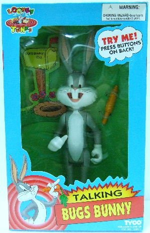 1994 - Tyco - Looney Tunes - Talking Bugs Bunny - Toy Action Figure