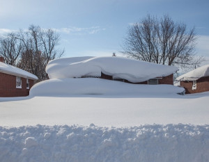 ... snow storms. The lake-effect snow dumped close to 7 feet across most
