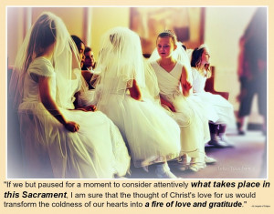 First Holy Communion - Quotes & Prayer