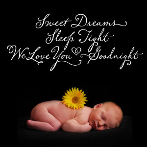 Good Night Cute Baby Sleeping Pic Image