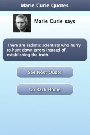 View bigger - Marie Curie Quotes for Android screenshot