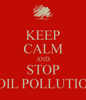 keep calm and stop water pollution