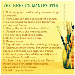 The Rebel's Manifesto